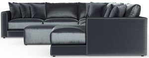 Remington - Modular Sofa And Cocktail Ottoman - Slate