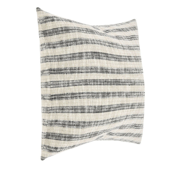Linna - 24" x 24" Pillow - Natural / Black