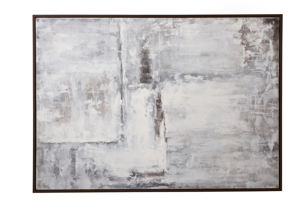 Triad Framed Canvas - Gray