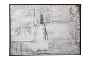 Triad Framed Canvas - Gray