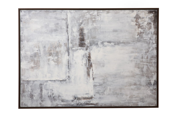 Triad Framed Canvas - Gray