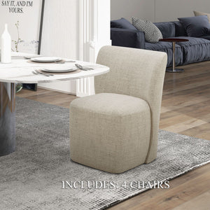 Accent Dining - Fabric Dining Chairs (Set of 4)