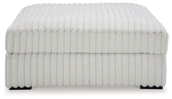 Stupendous - Oversized Accent Ottoman - Alloy
