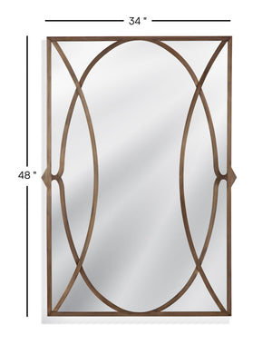 Lattice - Wall Mirror - Yellow