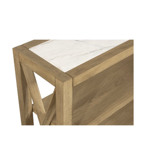 Holden - Console Table - Rustic Blonde