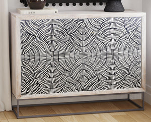 Magnolia - Bar Cabinet - Contrast Bone / White Wash Mango