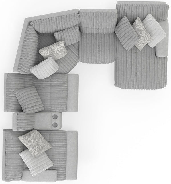 Abraxas - 6 Piece Reclining Sectional