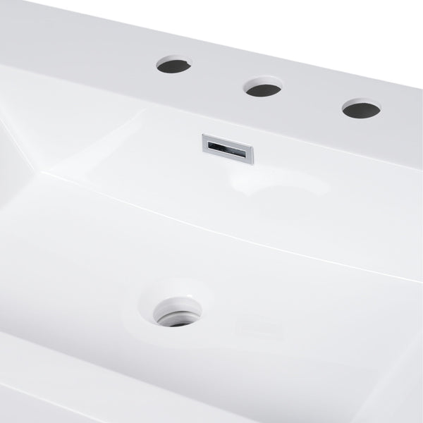 Bathroom Vanity With Sink, 5 Legs, Soft Close Drawers