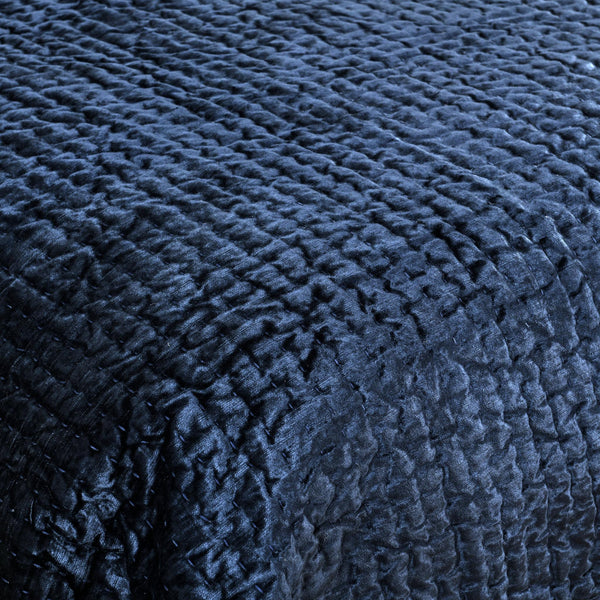 Bari - Velvet Sham - Ocean Blue