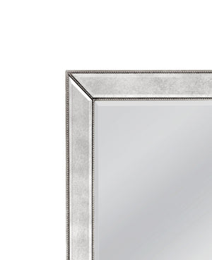Beaded - Floor Mirror 79" - Silver