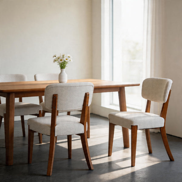 Contemporary Armless Dining Chairs (Set of 2)