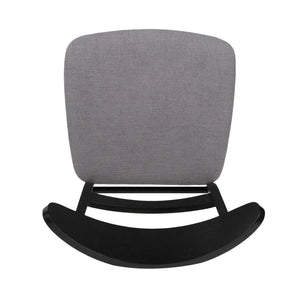 Modern Dining Chair With Upholstered Seat And Wood Frame
