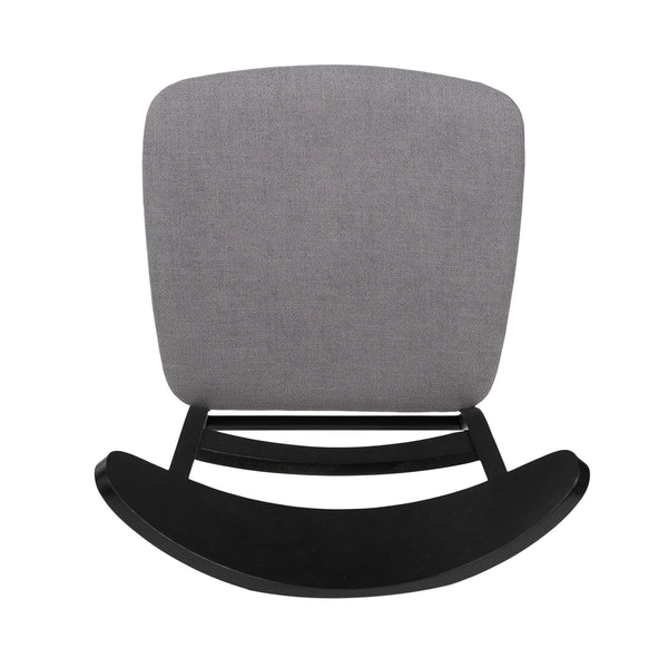Modern Dining Chair With Upholstered Seat And Wood Frame
