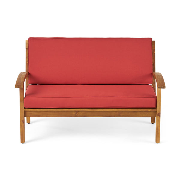 Outdoor Chat Set With Coffee Table And Loveseat