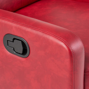 Contemporary Recliner Chair With Push Back Function