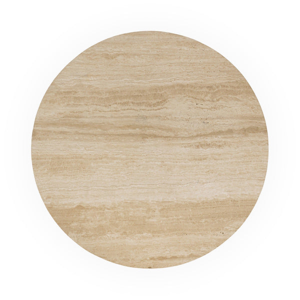 Idella - Travertine Round Table