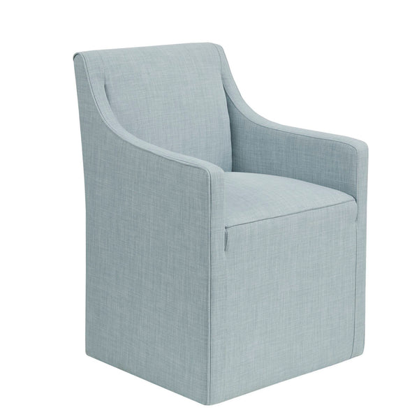 Traditional Skirted Dining Arm Chair