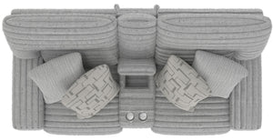 Lynx - Power Reclining Console Loveseat With Zero Gravity