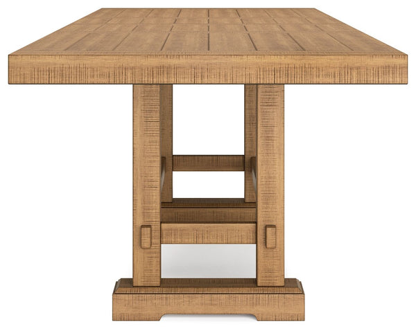 Havonplane - Rectangular Dining Room Counter Extension Table - Brown