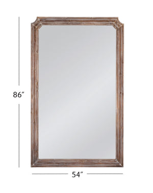 Joss - Floor Mirror - Dark Brown