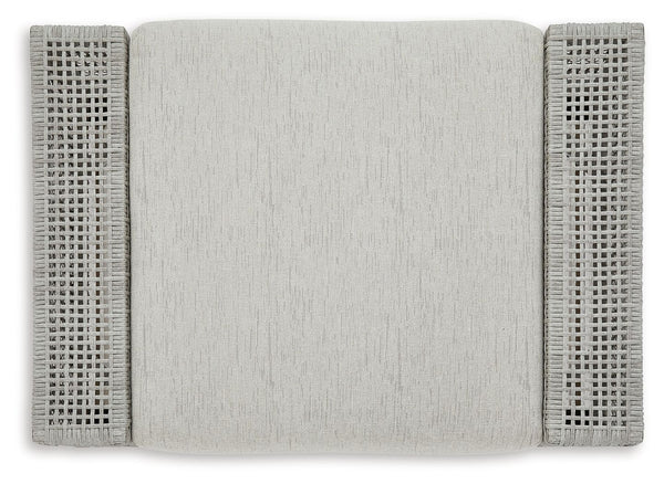 Seton Creek - Ottoman With Cushion - Gray