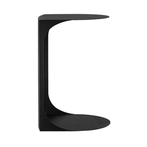 Cote - 16" Metal Accent Table - Black