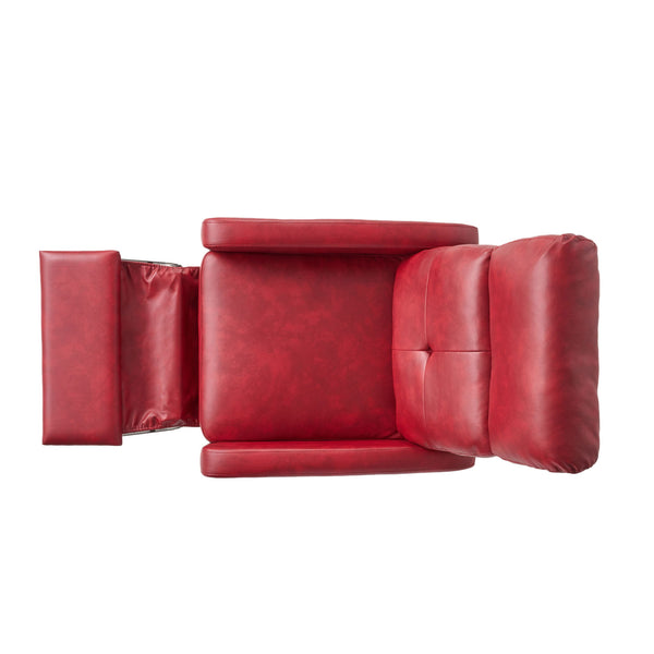 Contemporary Recliner Chair With Push Back Function