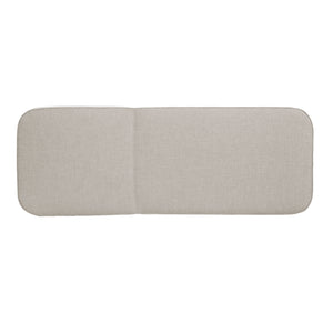 Outdoor Chaise Lounge With Cushion, 5 Position Adjustable Backrest