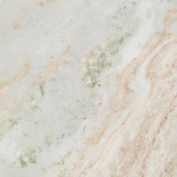 Amberly - Marble Round Coffee Table - Rusty Gray