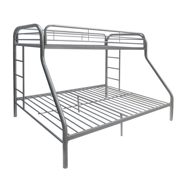 Tritan - Twin / Full Bunk Bed - Silver
