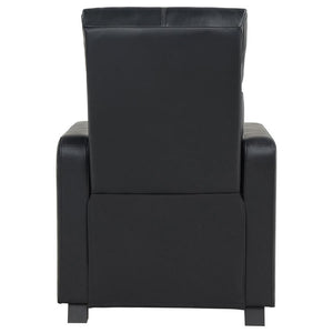 Toohey - 3 Piece Upholstered Tufted Recliner Living Room Set - Black