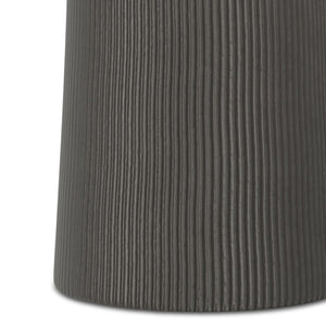 Hughes - Cast Aluminum Side Table - Black