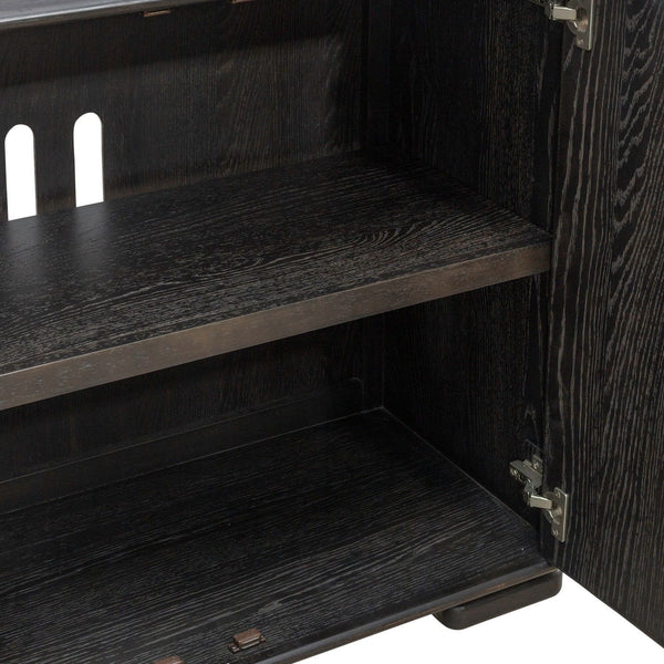 Barlowe - 4 Door Accent Cabinet - Cappuccino