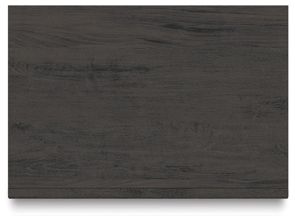 Fraluna - Two Drawer Night Stand - Charcoal