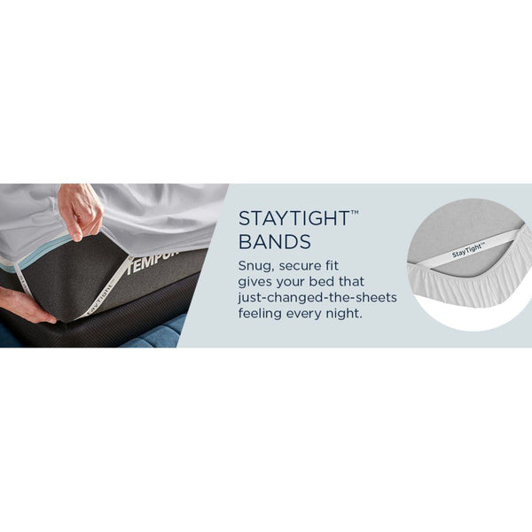 Linens - Tempur Luxe Egyptian Cotton Sheet Set - Silver Mist