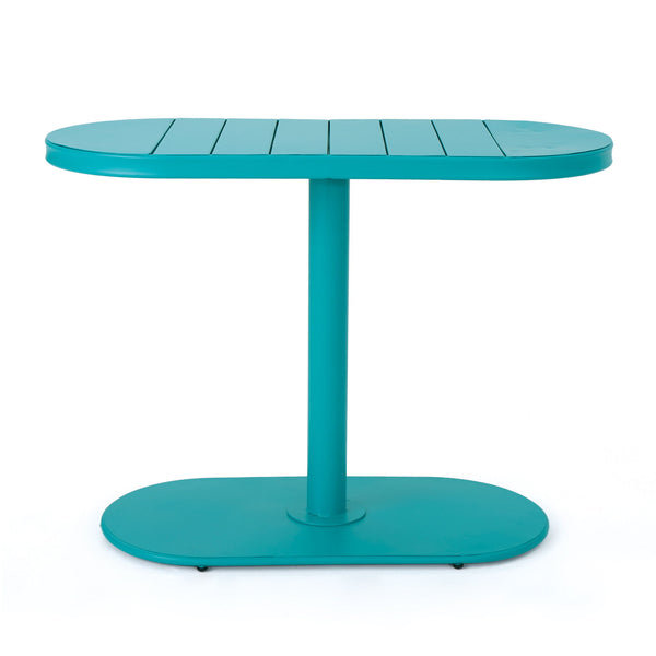 3 Piece Elegant Outdoor Bistro Set With 2 Chairs And Oval Table