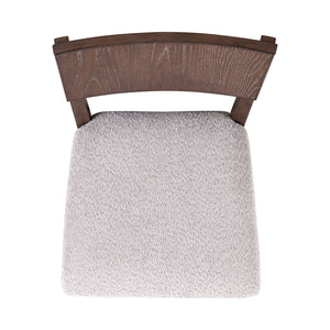 Cascade Falls - Panel Back Side Chair - Satin Espresso