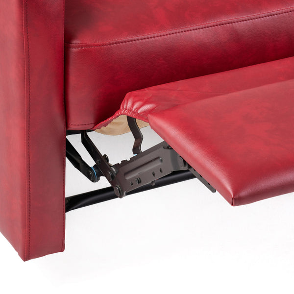 Contemporary Recliner Chair With Push Back Function