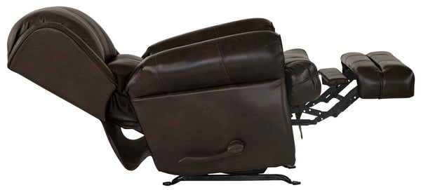 Roberto - Leather Rocker Recliner - Cocoa