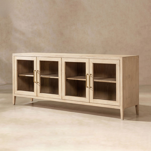 Marlowe - Glass Door Sideboard - White