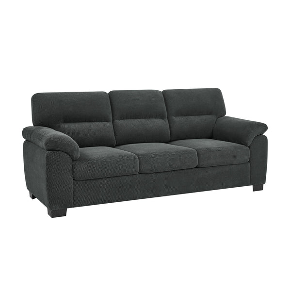 3 Seater Sofa With Padded Armrests And Triangular Leg