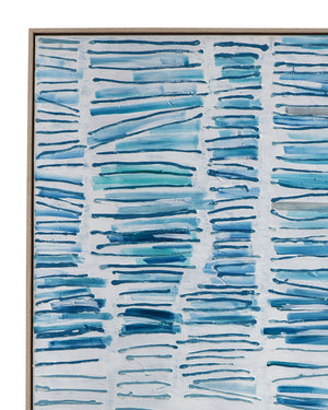 Blue Gail Canvas Art - Light Blue