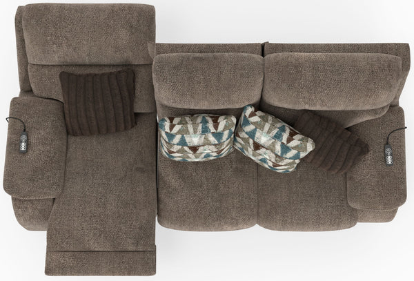 Joya - Power Headrest Power LayFlat Reclining Sofa With CR3 Heat/Massage/Lumbar/ZG