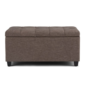 Sienna - Upholstered Storage Ottoman Bench