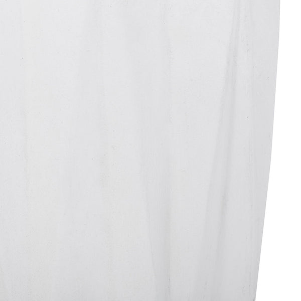 Outdoor Lightweight Concrete Side Table - Antique White