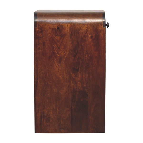 Aspen - Open Bedside Table - Dark Brown