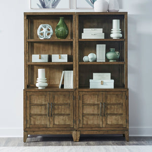 Shaker Lakes - Bunching Bookcase (Set of 2) - Harvest Brown