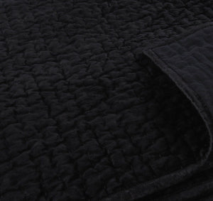 Bari - Velvet Sham - Onyx