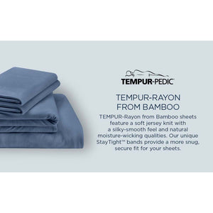 Linens - Tempur Rayon from Bamboo Sheet Set - Sleepy Blue