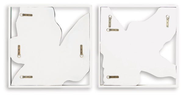Landley - Wall Decor Set (Set of 2) - Brown / White